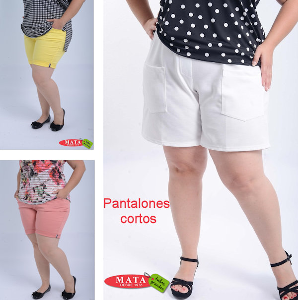 Pantalones cortos grandes para mujer | Moda Tallas Grandes