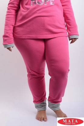 Mezclado Campanilla Desalentar Pijamas para mujer en tallas grandes con pantalón largo | Moda Tallas  Grandes
